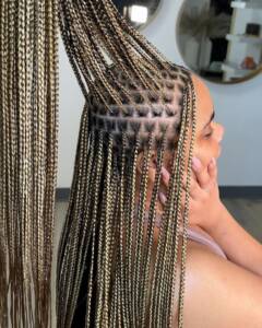 Small Knotless Braids